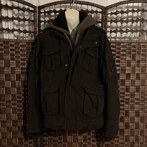 Buckle Men's Deep Brown Field Jacket